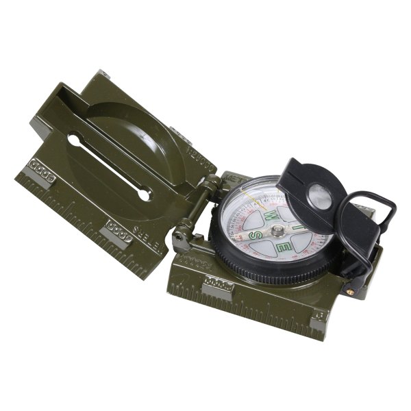 Rothco® - Military Olive Drab Marching Compass with LED Light
