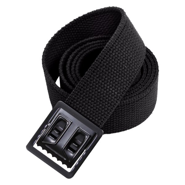 Rothco® - Military 44" Black Web Belt with Black Open Face Buckle