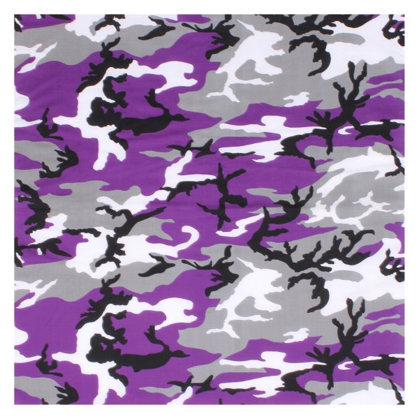 Rothco® - 27" x 27" Ultra Violet Camo Bandana