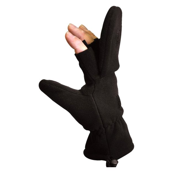 Rothco® - Large Black Fingerless Sniper Gloves/Mittens