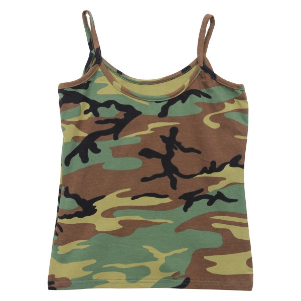 Rothco® - Booty Camp Women's X-Large Woodland Camo Tank Top