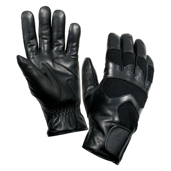 Rothco® - Medium Black Leather Cold Weather Shooting Gloves