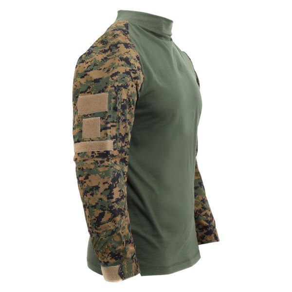Rothco® - Tactical Airsoft Combat Men's XX-Large Woodland Digital Camo Shirt
