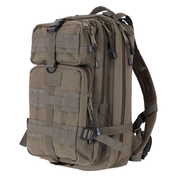 Rothco® - Tacticanvas Go Pack™ 17" x 10" x 9" Olive Drab Tactical Backpack
