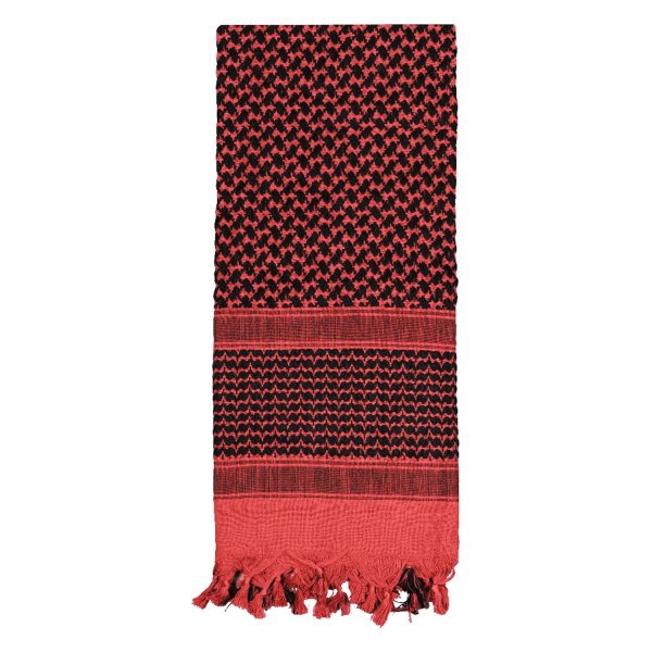 Rothco® - Tactical Red/Black Light Shemagh Desert Keffiyeh Scarf
