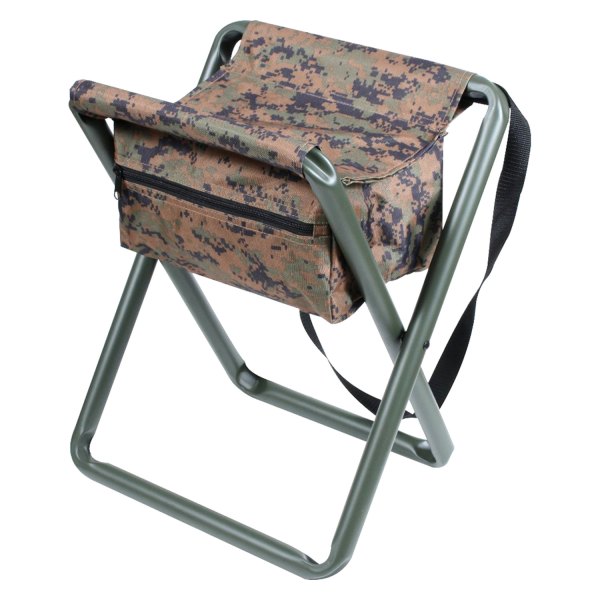 Rothco® - Woodland Digital Camo Camp Stool with Pouch