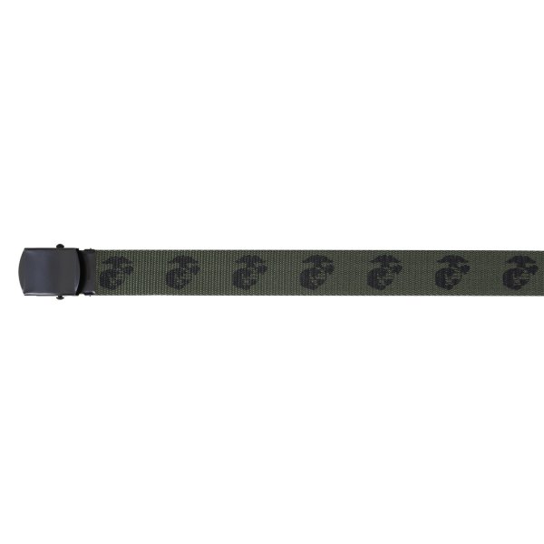 Rothco® - USMC Globe and Anchor 54" Product Black Web Belt