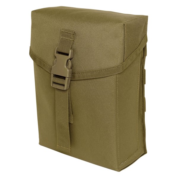 Rothco® - 9.5" x 7" x 3.25" Coyote Brown MOLLE II 200 Round SAW Tactical Pouch