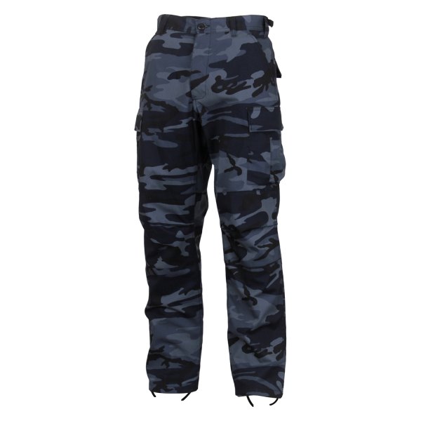 Rothco® - BDU Tactical Men's 47" Midnight Blue Camo Pants
