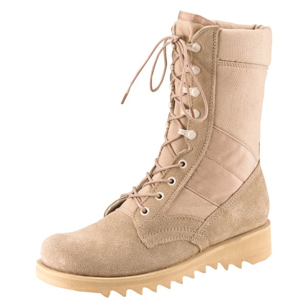 Rothco® - G.I. Type Ripple Sole Men's 10" Desert Tan Wide Jungle Boots