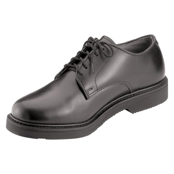 Rothco® - Military Uniform Oxford Men's 4 Black Leather Regular Width Shoes