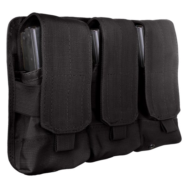Rothco® - 7.87" x 11.87" Black Triple Mag Rifle Tactical Pouch