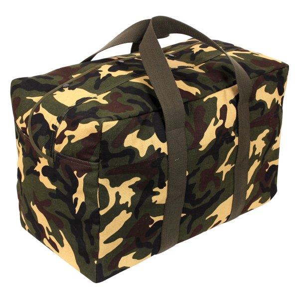 Rothco® - 24" x 15" x 13" Woodland Camo Parachute Tactical Bag