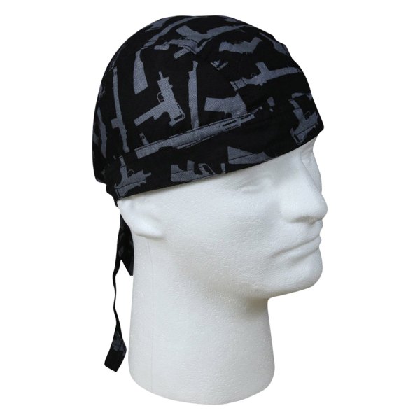 Rothco® - Gun Pattern Black/Silver Head Wrap