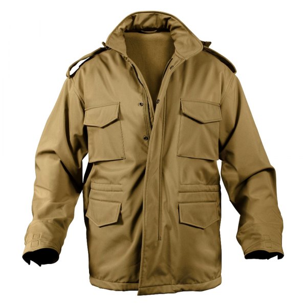 Rothco® - M-65 Tactical Men's Medium Coyote Brown Soft Shell Field Jacket