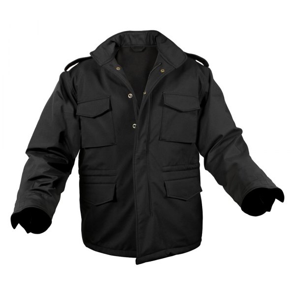 Rothco® - M-65 Tactical Men's Medium Black Soft Shell Field Jacket