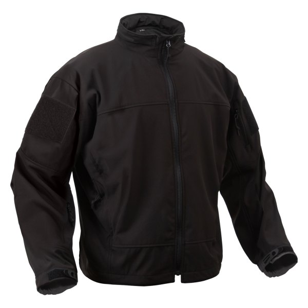 Rothco® - Covert Ops Men's Small Black Soft Shell Light Jacket