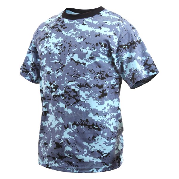 Rothco® - Kid's Large Sky Blue Digital Camo T-Shirt