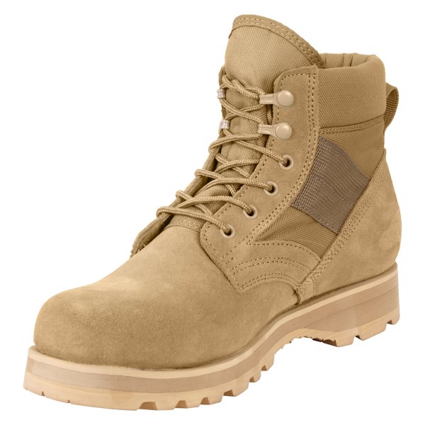 Rothco® - Military Combat Men's 12 Desert Tan 6" Work Boots