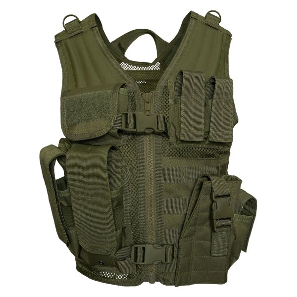 Rothco® - Olive Drab Kid's Cross Draw Tactical Vest