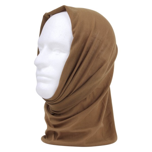 Rothco® - Tactical Coyote Brown Multi-Use Neck Gaiter and Face Covering Wrap