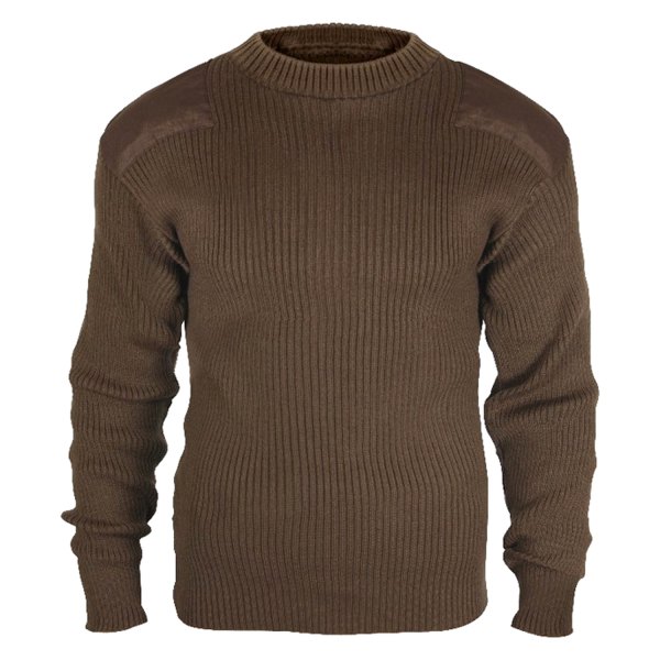Rothco® - G.I. Style Men's Large Brown Acrylic Commando Sweater