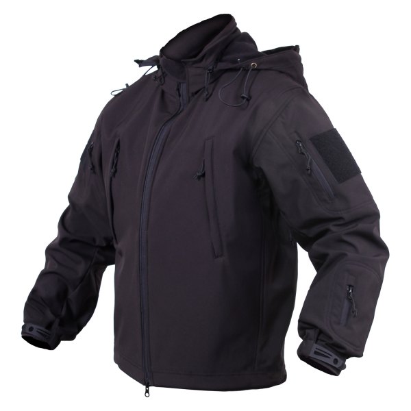 Rothco® - Men's Small Black Soft Shell Concealed Carry Jacket