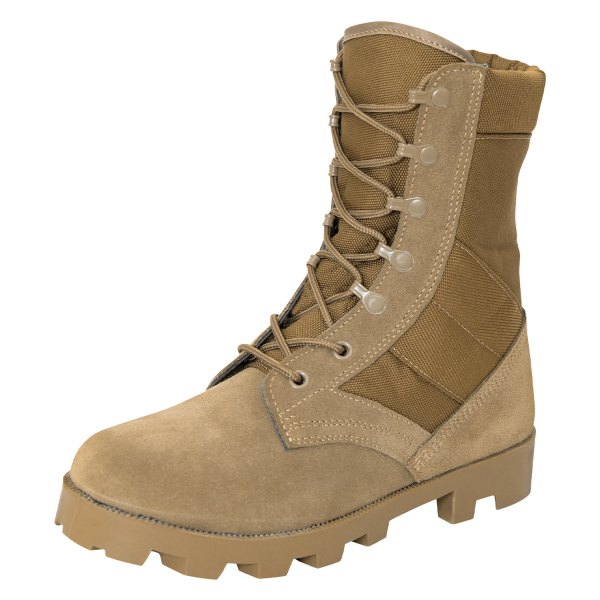 Rothco® - G.I. Type Speedlace Combat/Jungle Men's 8" AR 670-1 Coyote Brown Regular Width Boots