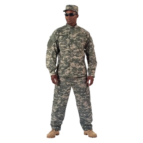 Rothco® - Army Combat Uniform Men's X-Small ACU Digital Camo Long Sleeve Shirt