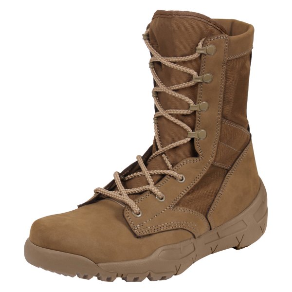 Rothco® - V-Max Tactical Men's 5 AR 670-1 Coyote Brown Waterproof 8.5" Light Boots