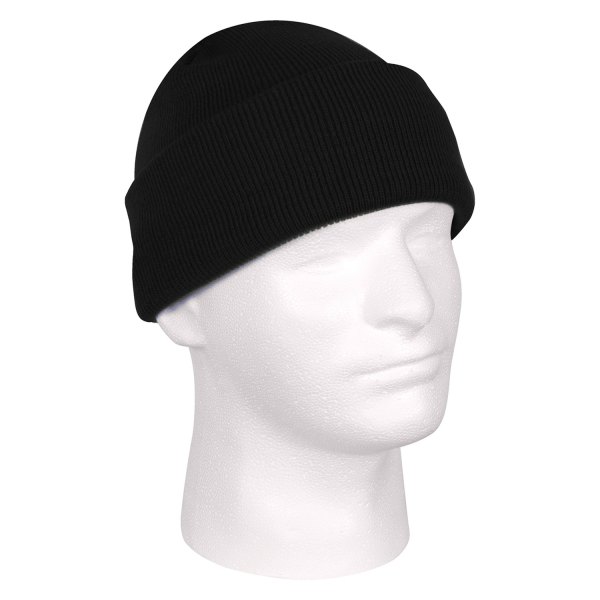 Rothco® - Deluxe Black Fine Knit Watch Cap