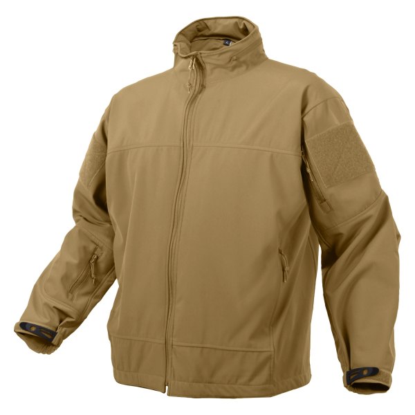 Rothco® - Covert Ops Men's XX-Large Coyote Brown Soft Shell Light Jacket