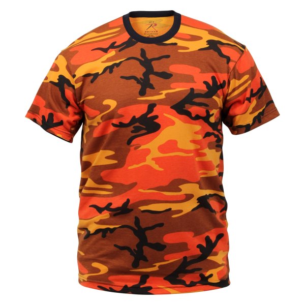 Rothco® - Men's 3X-Large Savage Orange Camo T-Shirt