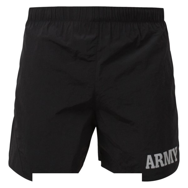 Rothco® - ARMY Men's Large Black Light PT Shorts