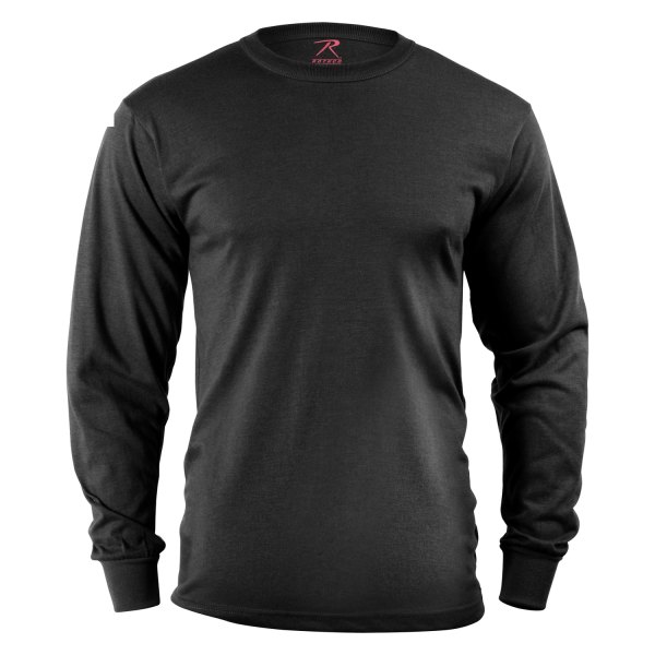 Rothco® - Men's Small Black Long Sleeve T-Shirt