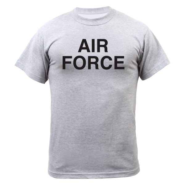 Rothco® - AIR forCE Men's Small Gray Physical Training T-Shirt