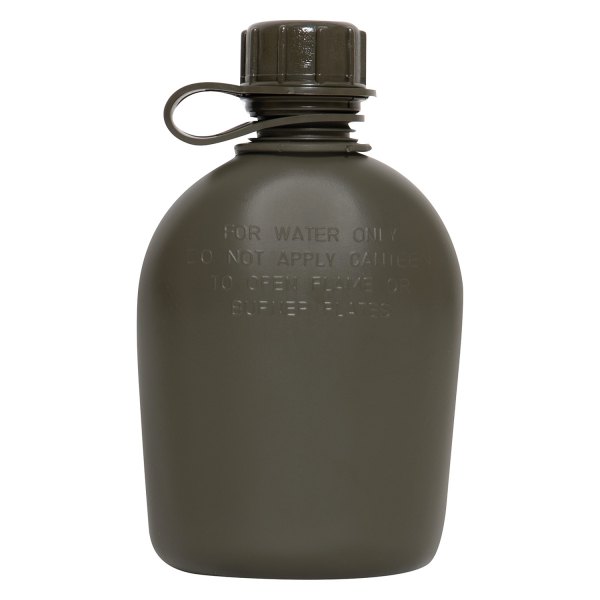 Rothco® - Genuine G.I.™ 1 qt Olive Drab Plastic Canteen with Clip
