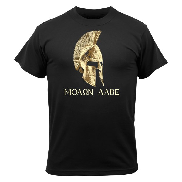 Rothco® - Molon Labe Men's Large Black T-Shirt