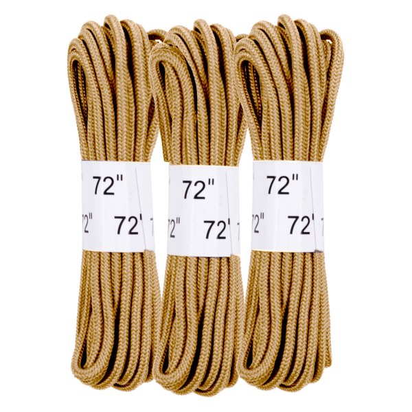 Rothco® - 3 Pairs 72" Desert Tan Nylon Laces