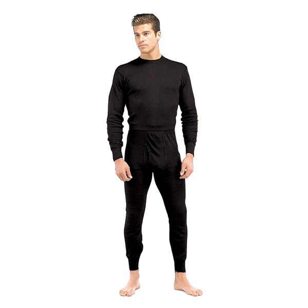 Rothco® - Men's Small Black Poly Single Layer Underwear Bottoms