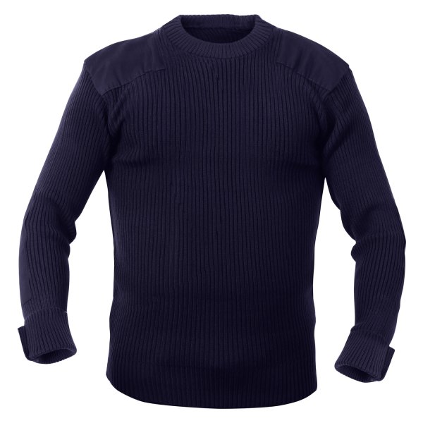 Rothco® - G.I. Style Men's Large Navy Blue Acrylic Commando Sweater