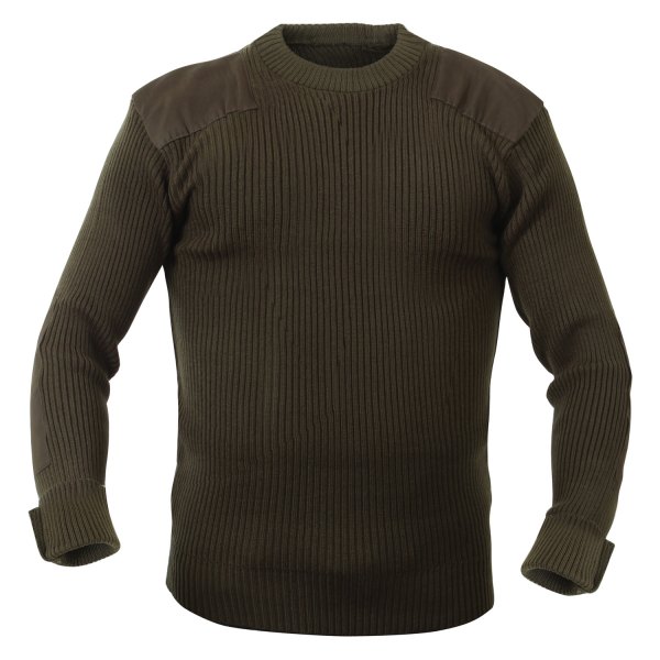 Rothco® - G.I. Style Men's Large Olive Drab Acrylic Commando Sweater