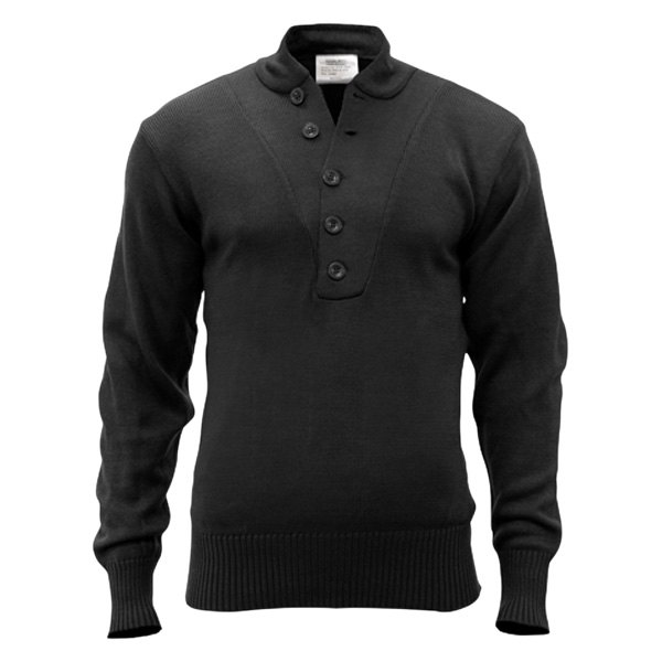 Rothco® - Men's G.I. Large Black Sweater