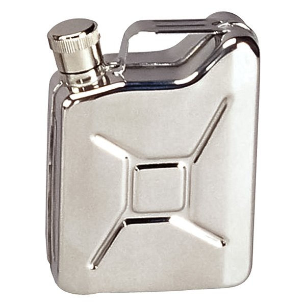 Rothco® - 6 fl. oz. Silver Stainless Steel Jerry Can Flask