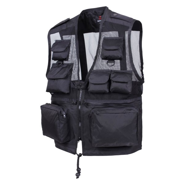 Rothco® - Large Black Recon Tactical Vest