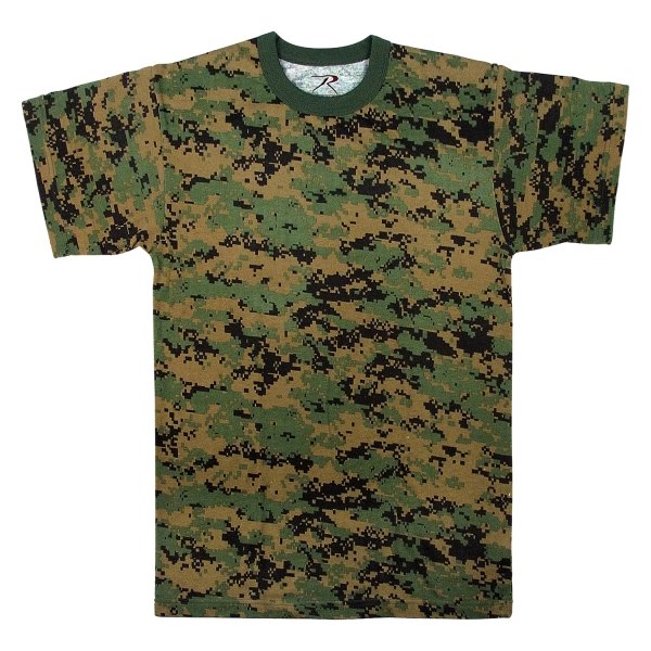 Rothco® - Men's 3X-Large Woodland Digital Camo T-Shirt