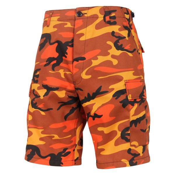 Rothco® - BDU Men's XX-Large Savage Orange Camo Shorts