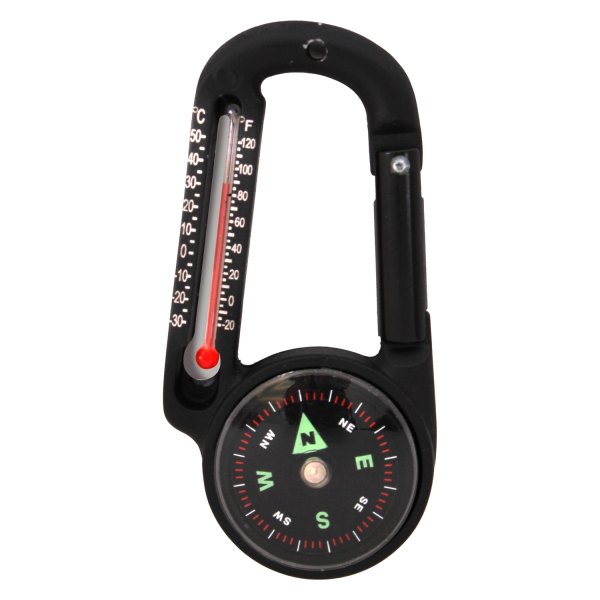 Rothco® - Carabiner Compass with Thermometer
