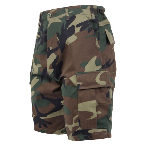 Rothco® - BDU Men's X-Small Woodland Camo Shorts