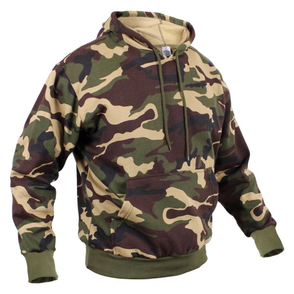 Rothco® - Men's XX-Large Woodland Camo Pullover Hoodie